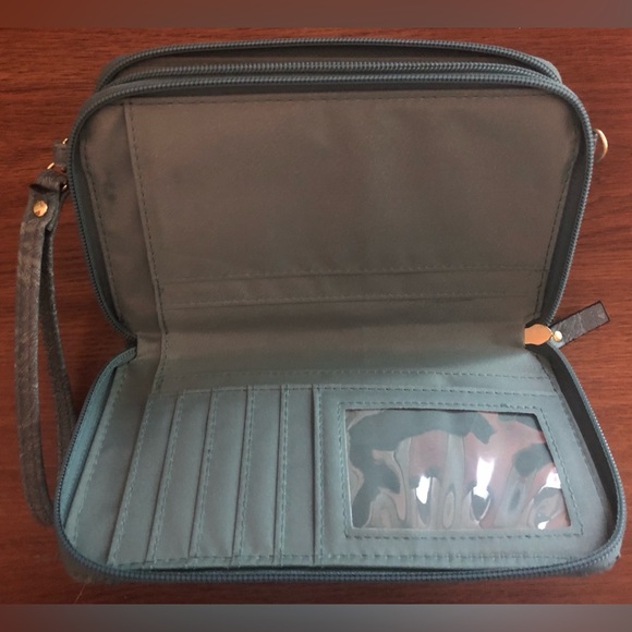 Bueno Turquoise Purse Clutch Pocketbook NWOT - Picture 9 of 9